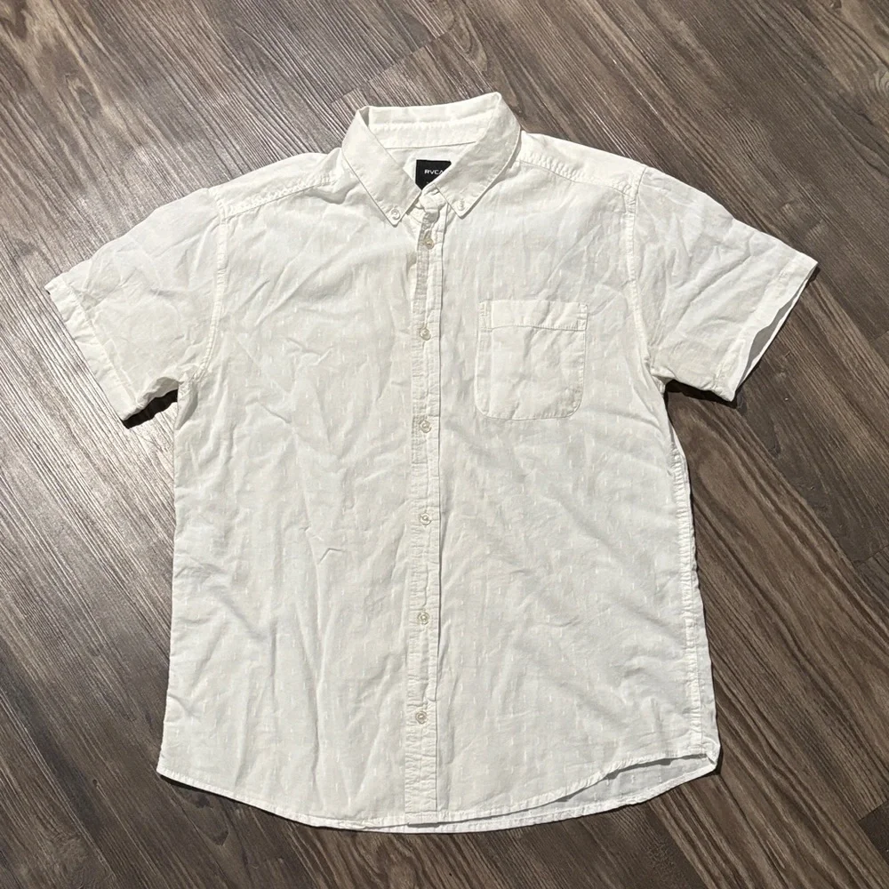 RVCA Short-Sleeve Button-Down Shirt - Picture 1 of 3